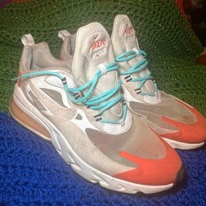 Nike Sneakers with Teal Laces